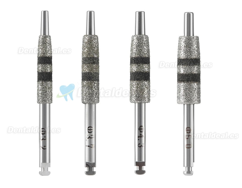 FG7604 Kit 4 Piezas Fresas &Oacute;seas Guiadas para Implantes Dentales Posicionamiento e Inserci&oacute;n